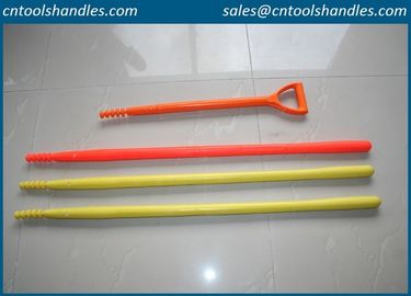 Spade fiberglass handles, shovel fiberglass handles,shovel plastic handle,shovel pp handle