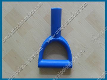 shovel handle grip, fork handle grip, rake handle grip, blue color, garden tool handle D grip