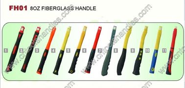 FH01 8oz claw hammer fiberglass handle, plastic coated with soft TPR grip, fiber glass hammer handle factory from China