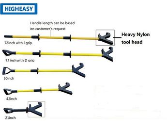 Push pull pole with heavy nylon VC shape tool head, anti-slip D grip handle-HIGHEASY PUSH PULL POLE