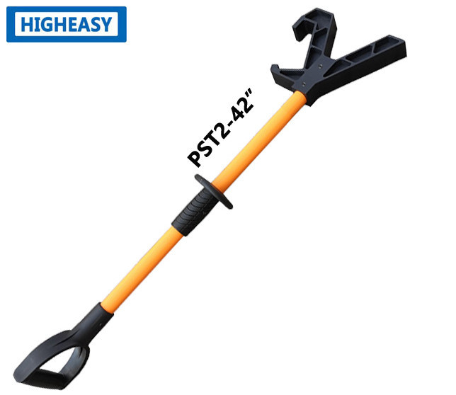 42inch push pull pole safety tools with light nylon V shape head, push