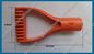 D grip manufacturer, orange color, D grip plastic injection factory, D grip for shovel/spade/fork/rake garden tool handl