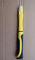 FH07 Machinist hammer fiberglass handle with soft rubber grip, yellow black color, fiberglass tool handle factory