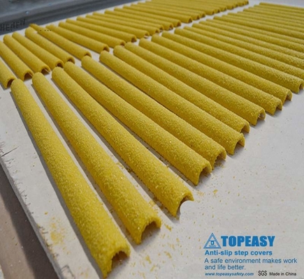 TOPEASY FRP Ladder Rung Covers GRP Anti Skid Ladder Rung Cover SGS standard kinds of colors and size China manufacturer