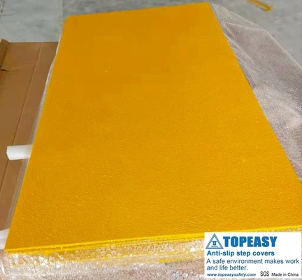 Grit-Coated, Anti-Slip Fiberglass Walkway Covers, Grp Anti Slip Floor Sheets/ Plate made in China frp anti-slip sheet