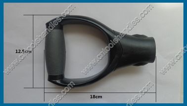 Replacement plastic D handles for spade/fork/shovel/fork garden tools, high quality D shaft handle factory, black D grip