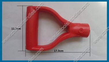 Y006 D grip replacement, shovel grip, spade grip, fork grip, rake grip, black red color D grip garden tool handle grip