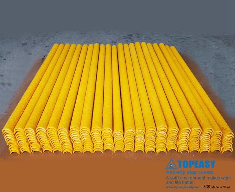 Anti-Slip Ladder Rung Covers FRP Stainless Steel Galvanized Non Slip ...