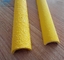 Grit-Coated,non slip FRP GRP Anti Skid Ladder Rung Covers non slip yellow color SGS Standard China Manufacturer