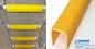 Gritted non slip FRP GRP Anti Skid Ladder Rung Covers non slip rung cover yellow color SGS Standard China Manufacturer