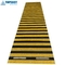 Heavy duty anti-slip roll up safety mat provides safe walking and working on pipe used in offshore plateform