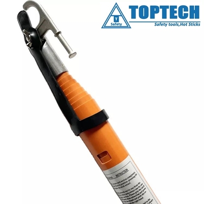 35' Telescopic Triangle HotStick link stick Fiberglass Telescopic FRP Triangle Hot Stick Insulated Operating Stick