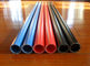 triangle fiber glass tube for gardening tool handles, PVC fiber glass coated tube/pipe