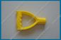 REPLACEMENT D shaft HANDLE FOR SPADE/FORK /SHOVEL/rake,plastic D grip, yellow color
