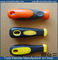 Plastic handles for saw files, yellow and black color, soft grip handles for saw files