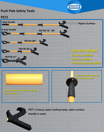 tag line push pull pole, D grip insluated handle with V shape nylon tool head-HIGHEASY Push Pull pole