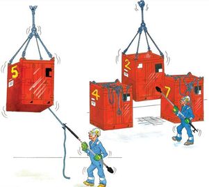 Tag Line push pull pole sticks telescopic aluminum pole, nylon pulling hook with rubber pushing head