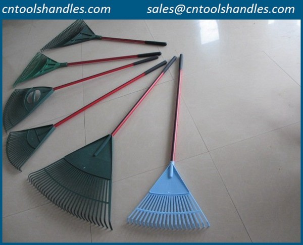 fiberglass rake handle, frp rake handle, rakho fiberglass handle